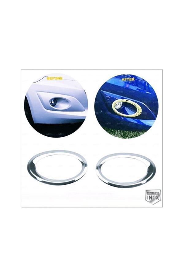 Ford Connect Sis Farı Çerçevesi 2 Parça 2014 - 2021 arası Paslanmaz Çelik - Image 1