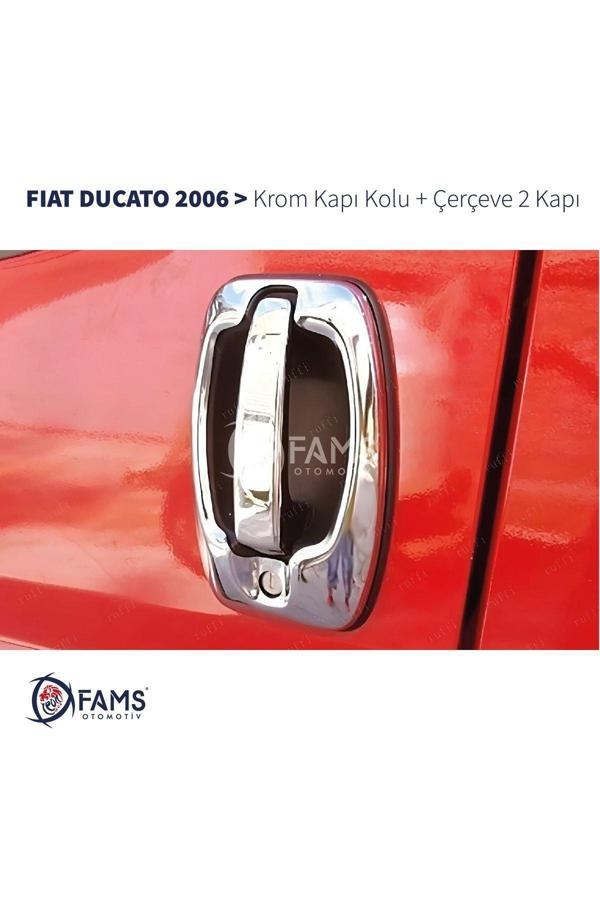Fiat Ducato Krom Kapı Kolu + Çerçeve 2 Kapı 2006 Ve Üzeri - Image 1