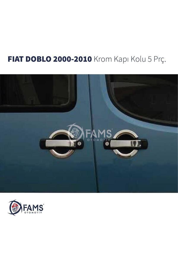 Fiat Doblo Krom Kapı Kolu 5 Kapı 2000-2010 Arası Paslanmaz Çelik - Image 1