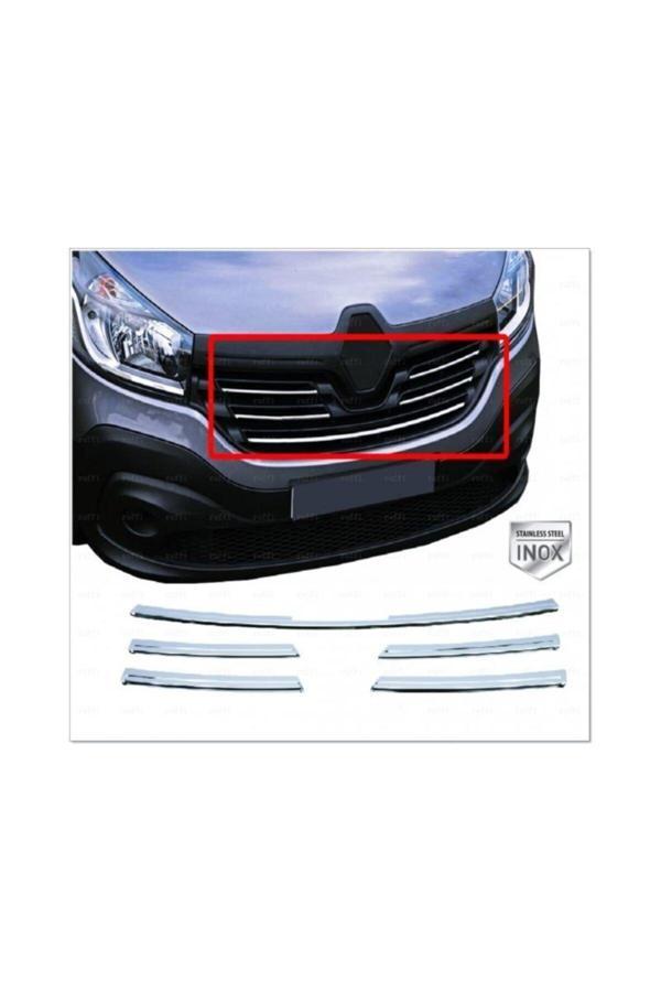 Renault Trafic Krom Ön Panjur 5 Prç. 2014 Üzeri P. Çelik - Image 1
