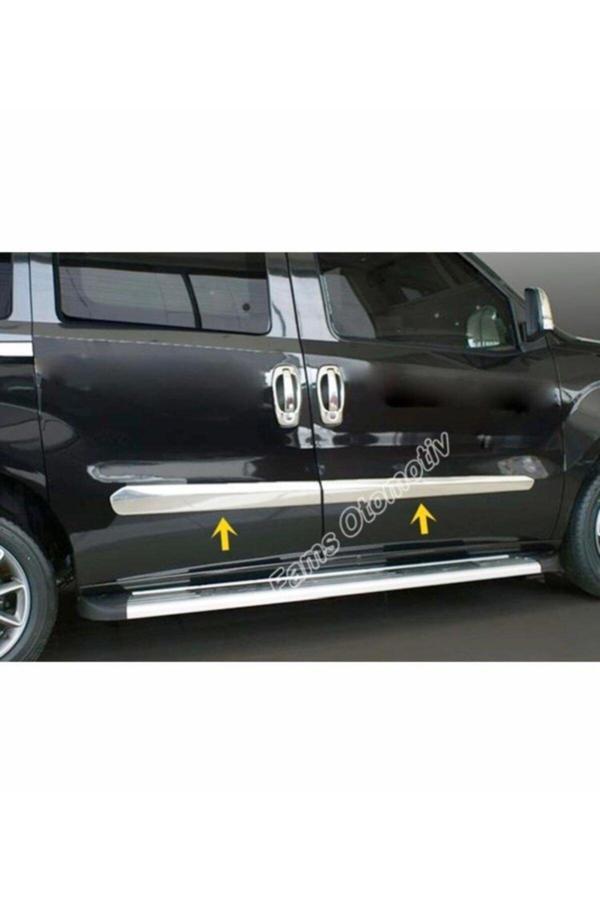 Opel Combo Krom Yan Kapı Çıtası 4 Prç. 2011-2018 P. Çelik - Image 1