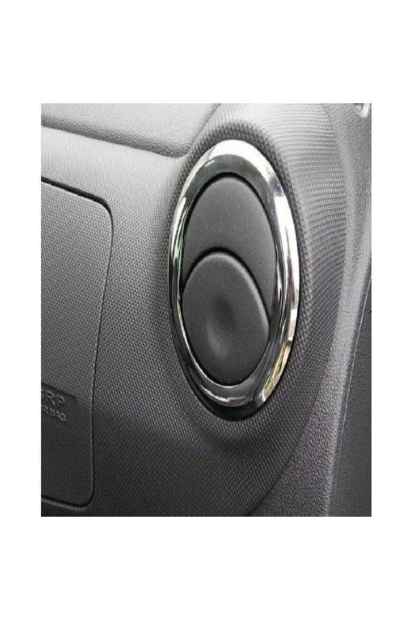 Dacia Lodgy Uyumlu Krom Havalandırma Çerçeve 4 Parça 2012 Üzeri Paslanmaz Çelik - Image 1