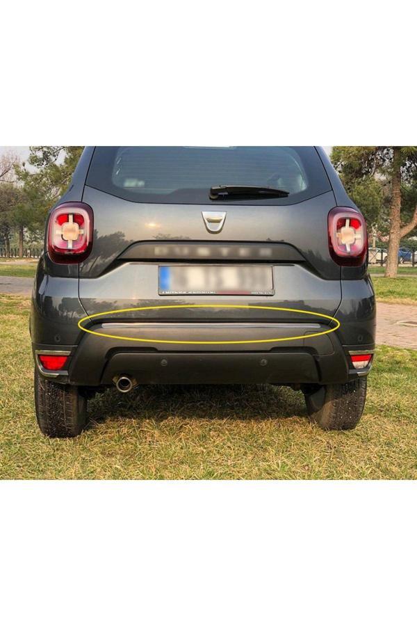 Dacia Duster Krom Arka Tampon Üstü Koruma 2018-2023 Paslanmaz Çelik - Image 1