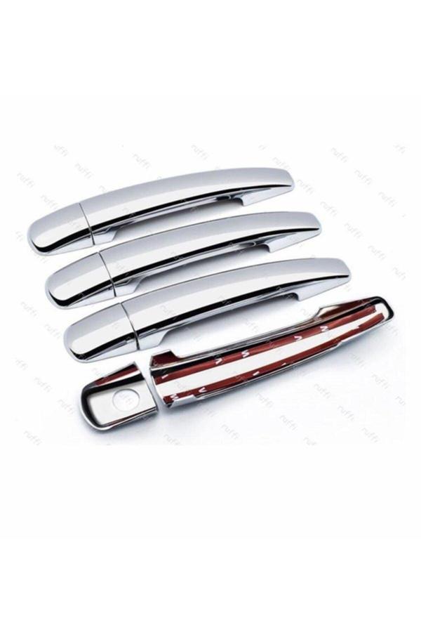 Peugeot 407 Krom Kapı Kolu 4 Kapı 2004 Üzeri Paslanmaz Çelik - Image 1