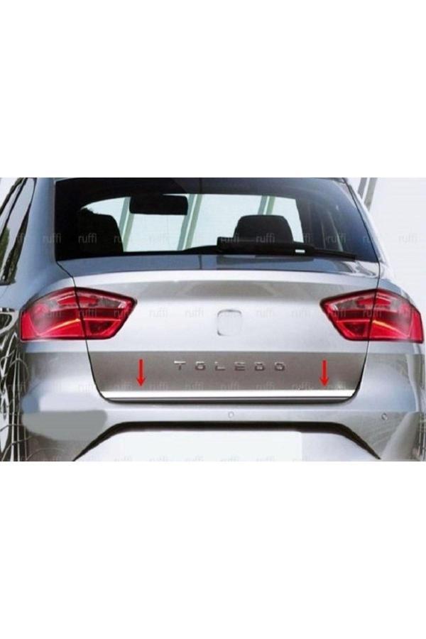 Seat Toledo Uyumlu Krom Bagaj Alt Çıtası 2012 Üzeri Paslanmaz Çelik - Image 1