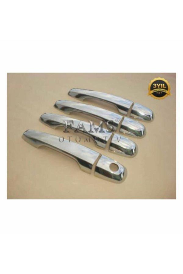 Mitsubishi L200 Krom Kapı Kolu Seti 4 Kapı 2005-2014 P.çelik (TRITON) - Image 1