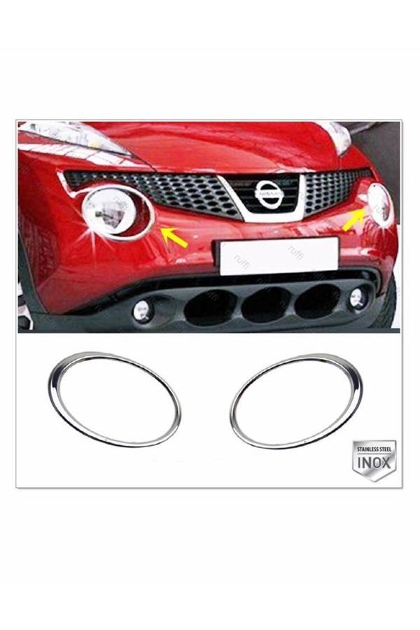 Nissan Juke Krom Far Çerçevesi 2 Prç. 2010-2014 Arası P. Çelik - Image 1