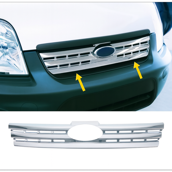 Ford Connect Krom Ön Panjur 1 Prç. 2009-2014 P. Çelik - Image 1