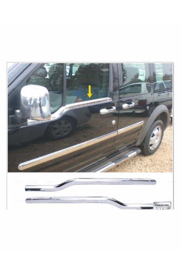 Ford Connect Krom Cam Çıtası 2 Prç. 2002 - 2014 Paslanmaz Çelik - Image 1