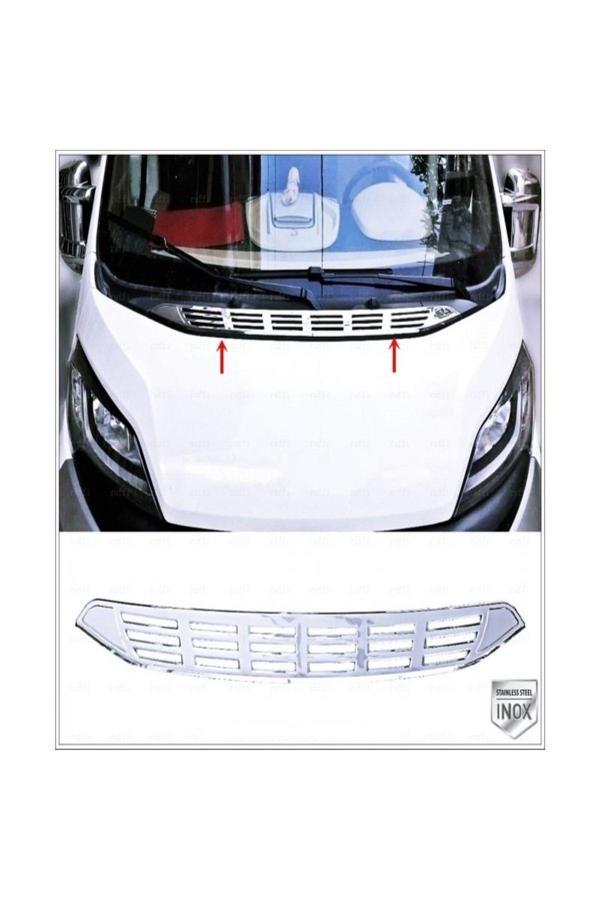 Peugeot Boxer Krom Kaput Havalandırma Çerçeve 2014 Üzeri Paslanmaz Çelik - Image 1