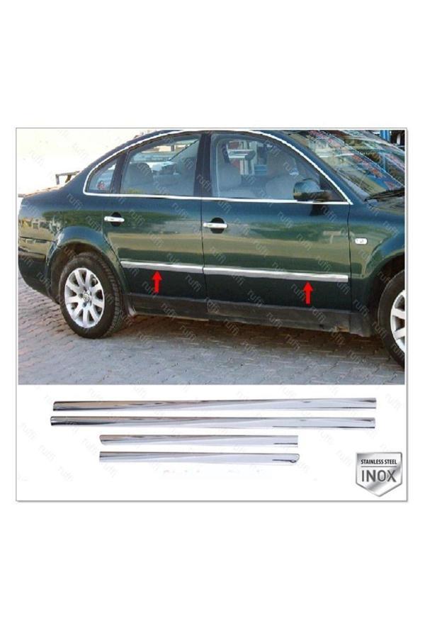 Vw Passat B5 Uyumlu Krom Yan Kapı Çıtası 4 Kapı 1996-2005 Arası P. Çelik - Image 1