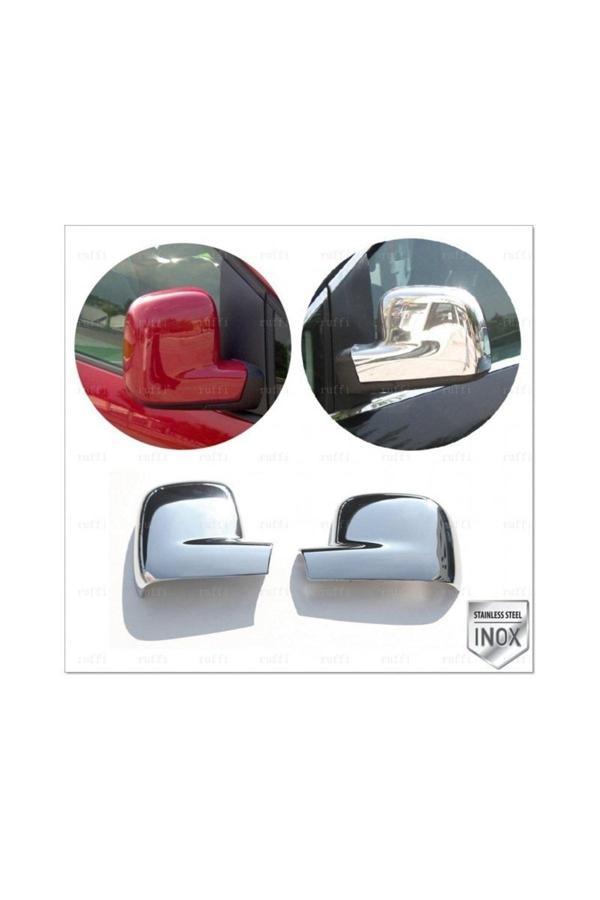 Vw Caddy Krom Ayna Kapağı 2 Prç. 2004-2015 Arası Paslanmaz Çelik - Image 1