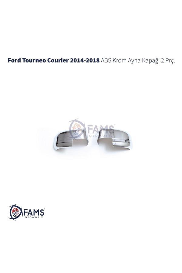 Ford Tourneo Courier Abs Krom Ayna Kapağı 2 Prç 2014-2018 - Image 1