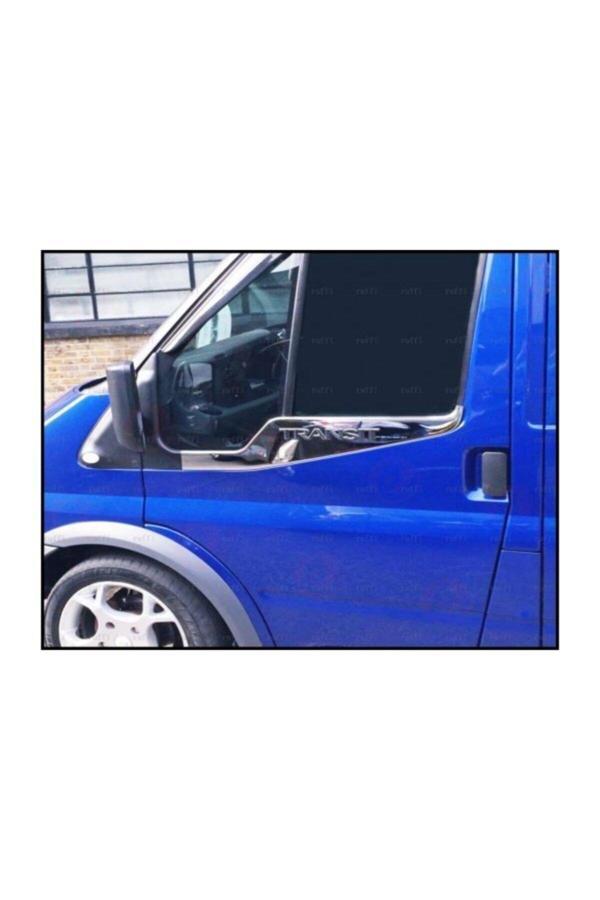 Ford Transit Krom Cam Çıtası 2 Parça 2006-2014 Arası Paslanmaz Çelik Geniş Yazılı - Image 1