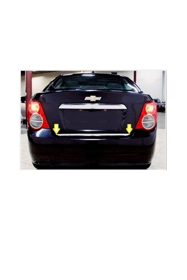 Chevrolet Aveo Sedan Krom Bagaj Alt Çıtası 2012 Üzeri P. Çelik - Image 1