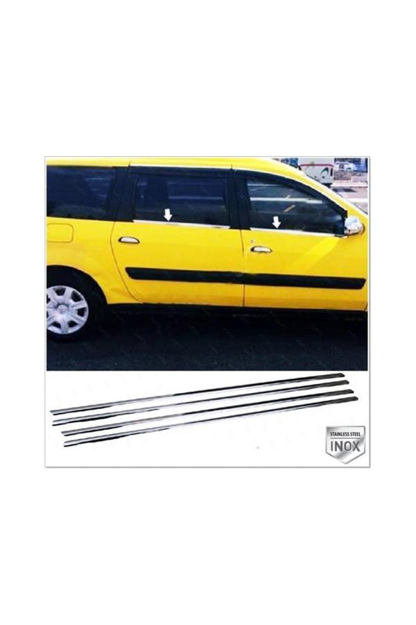 Dacia Logan Mcv1 Krom Cam Çıtası 4 Parça 2005-2013 Arası Paslanmaz Çelik - Image 1