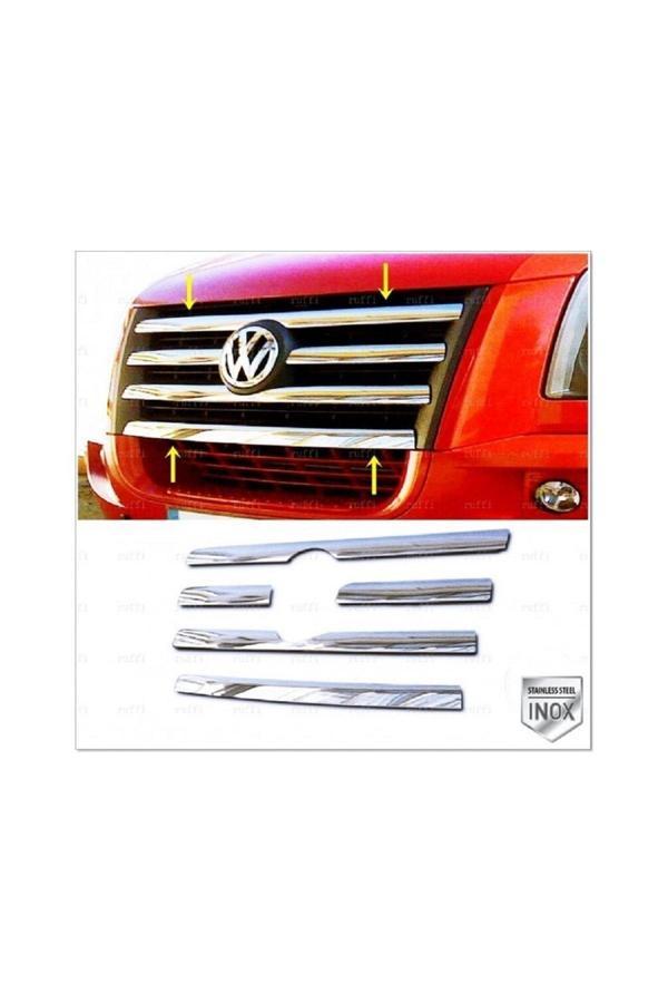 Vw Crafter Krom Ön Panjur 5 Parça 2006-2012 Paslanmaz Çelik - Image 1