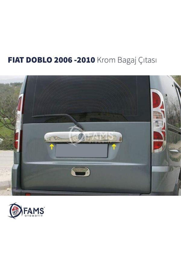 Fiat Doblo Krom Bagaj Çıtası 2006-2010 Arası Paslanmaz Çelik - Image 1