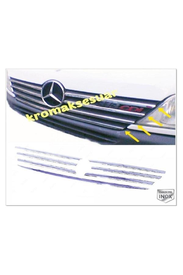 Mercedes Sprinter W901 Uyumlu Krom Ön Panjur 7 Parça 2001-2003 Arası Paslanmaz Çelik - Image 1
