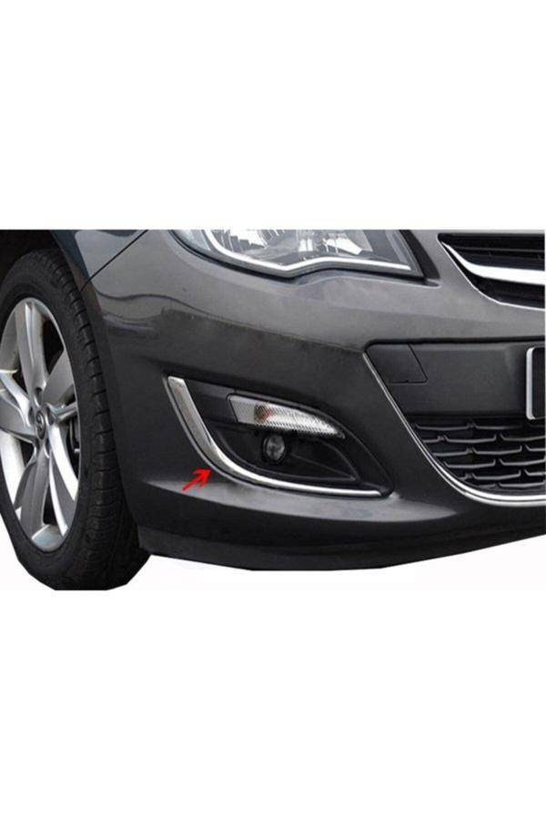 Opel Astra J Krom Sis Farı Çerçevesi 2 Prç. 2009-2015 Arası paslanmaz Çelik - Image 1