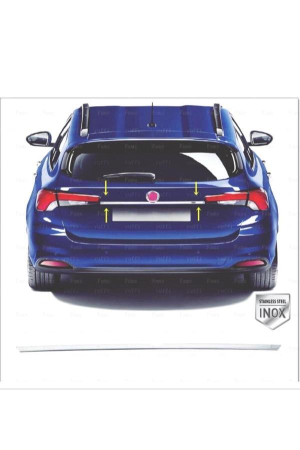Fiat Egea HB Krom Bagaj Çıtası 2015> Paslanmaz Çelik - Image 1