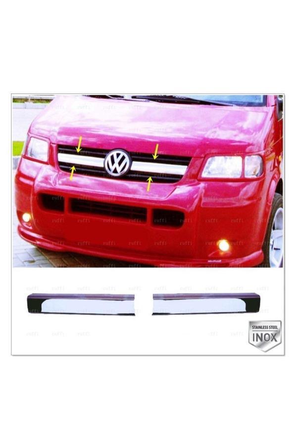 Vw T5 Transporter Krom Ön Panjur 2 Prç. 2003-2010 P. Çelik - Image 1