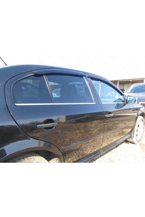 Skoda Octavia Krom Cam Çıtası 4 Prç. 2004-2013 Arası Sedan Paslanmaz Çelik - Image 1