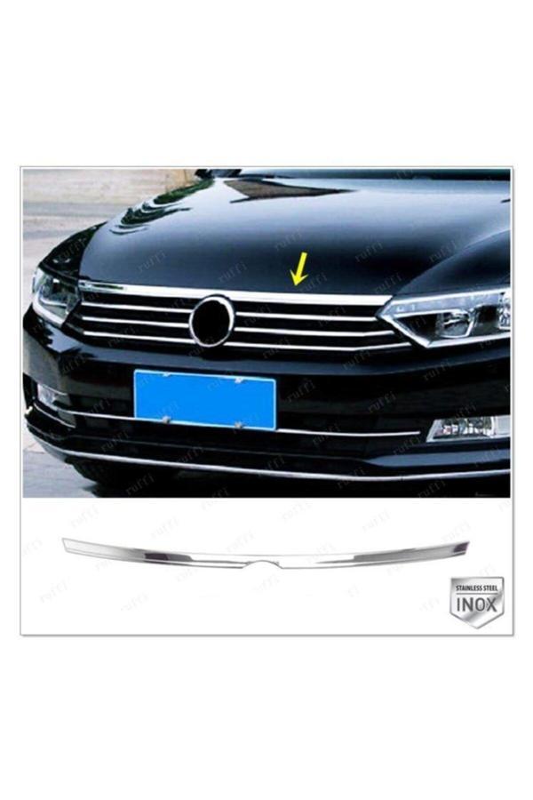 Vw Passat B8 Krom Kaput Panjur Üstü Çıta 1 Prç. 2014-2019 Arası P.çelik - Image 1