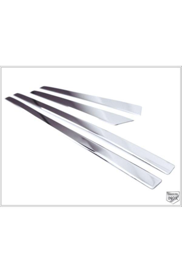 Skoda Octavia Uyumlu Krom Yan Kapı Koruma Çıtası 4 Kapı 2013-2019 Arası Paslanmaz Çelik - Image 1