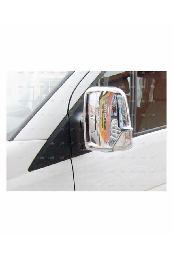 Mercedes Sprinter W906 Uyumlu Krom Ayna Kapağı 2 Parça 2006-2018 Paslanmaz Çelik - Image 1