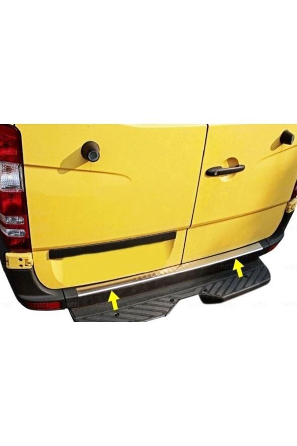 Vw Crafter Krom Arka Tampon Eşiği 2006-2016 Paslanmaz Çelik - Image 1