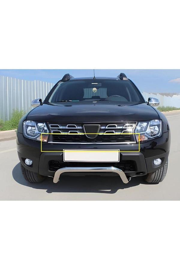 Dacia Duster Krom Ön Panjur 1 Prç. 2012-2018 Paslanmaz Çelik - Image 1
