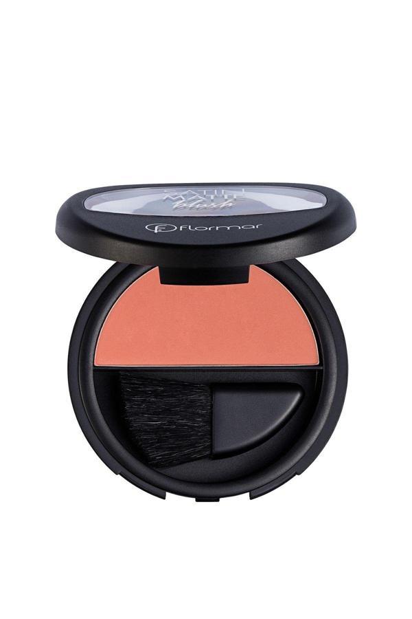 Flormar Yoğun Pigmentli Compact Allık - Satin Matte Cbl. - 005 Peach Brown - Image 1