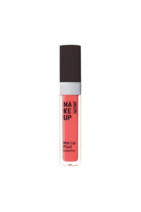 Make Up Factory Mat Lip Fluid 34 Pink Scarlet Likit Ruj - Image 1
