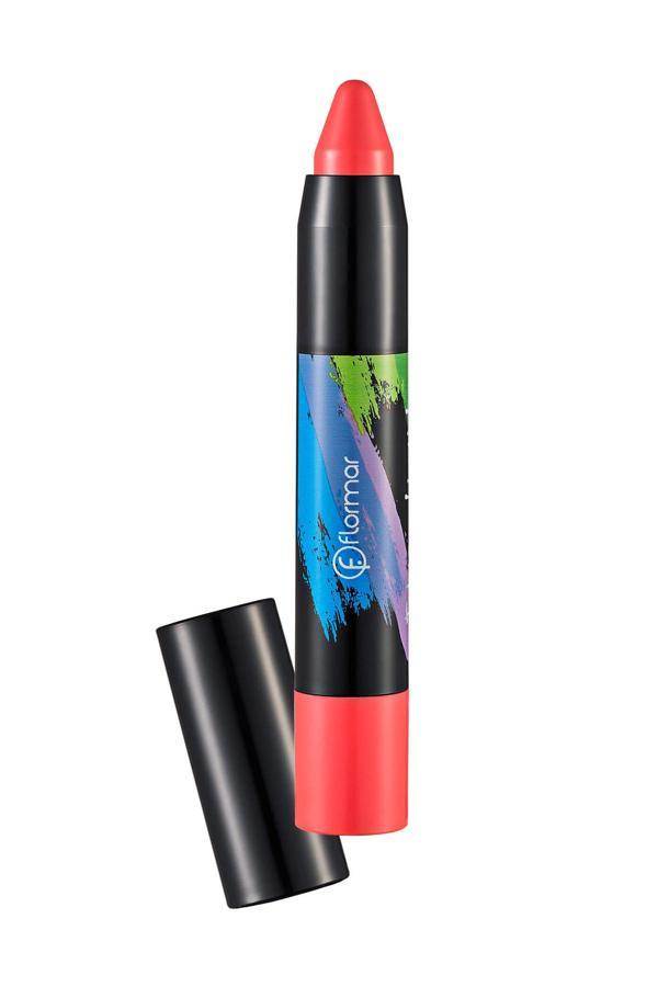 Flormar Kalem Ruj Twist Up Lipstick Coral 56 - Image 1