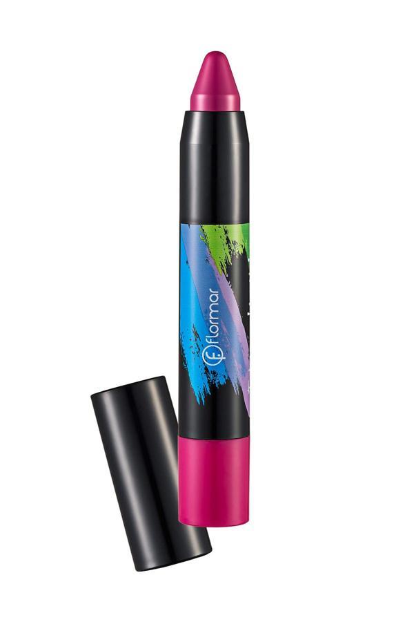 Flormar Kalem Ruj - Twist Up Lipstick Raspberry No.55 - Image 1