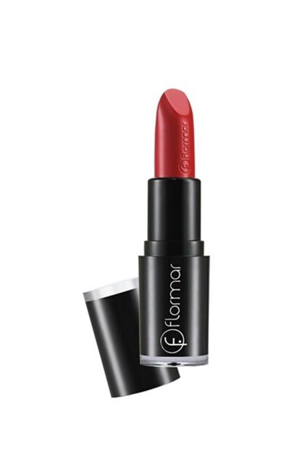 Flormar Long Wearing Ruj Lipstick Satin Red L006 - Image 1