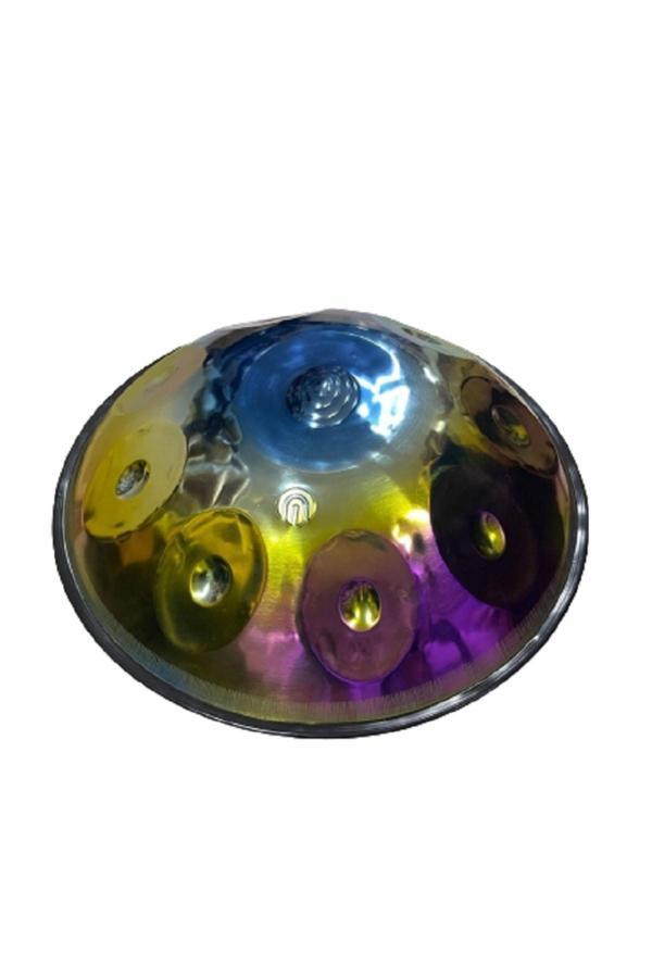 Bade Müzik Hang Drum, Handpan Space Drum Nitrided Parlak 7 Renk Steel Drum 9 Tonlu 22 Inç - Image 1