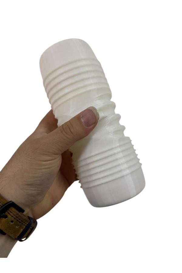 Bade Müzik Shaker Ritim Müzik Aleti Perküsyon Büyük Boy Large Beyaz - Image 1