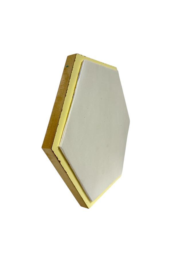 Bade Müzik Davul Pedi 26 Cm (Bateri Çalışma Pedi) Pad Profesyonel Krem Rengi - Image 1