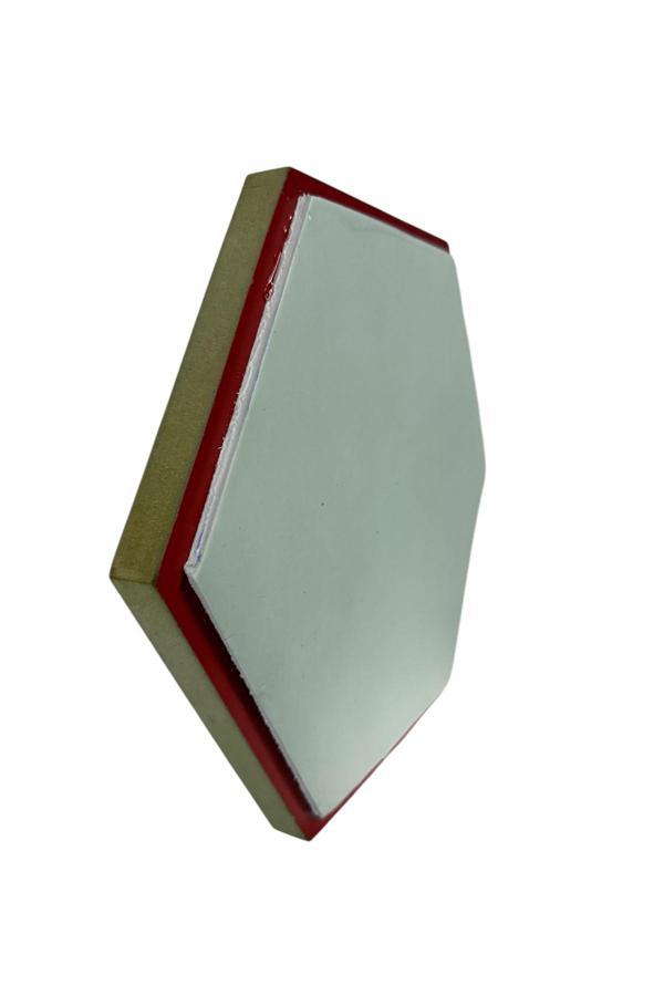 Bade Müzik Davul Pedi 26 Cm (Bateri Çalışma Pedi) Pad Profesyonel Kırmızı - Image 1