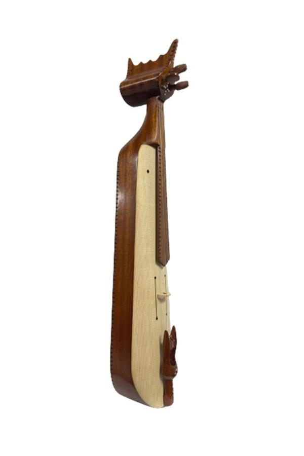 Bade Müzik Karadeniz Kemençe Mi Akort Maun Ağacı Profesyonel Büyük Boy İşlemeli Üst Kalite - Image 1
