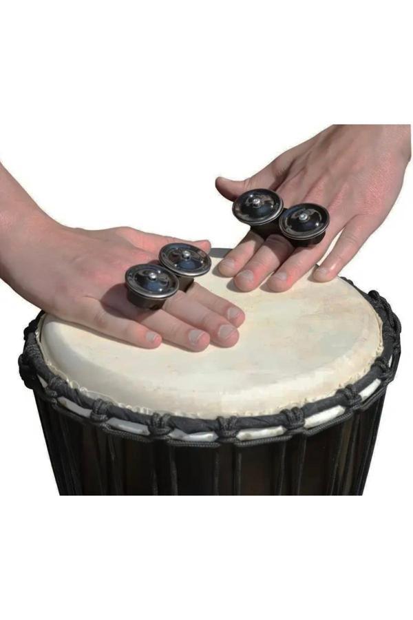 Bade Müzik Parmak Zili, El Zili Vurmalı Çalgı Çalarken Kullanılan Ritim Zili - Image 1