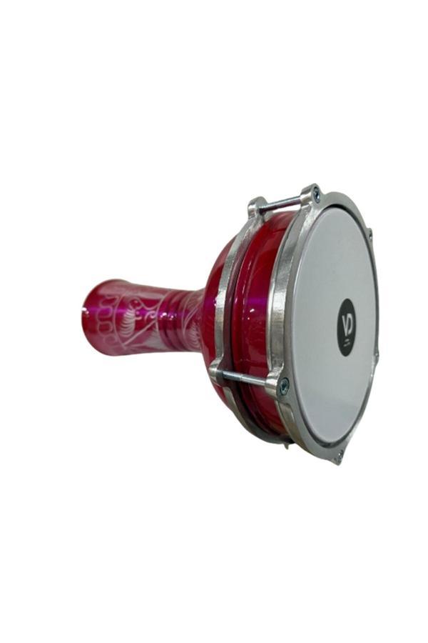 Bade Müzik Vatan Darbuka 5 Numara Kırmızı Erzincan İşlemeli - Image 1
