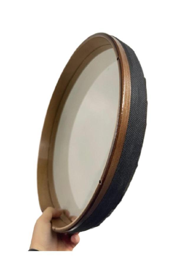 Bade Müzik Plastik Cam Derili Akortlu Bendir 40 Cm Koyu Film - Image 1