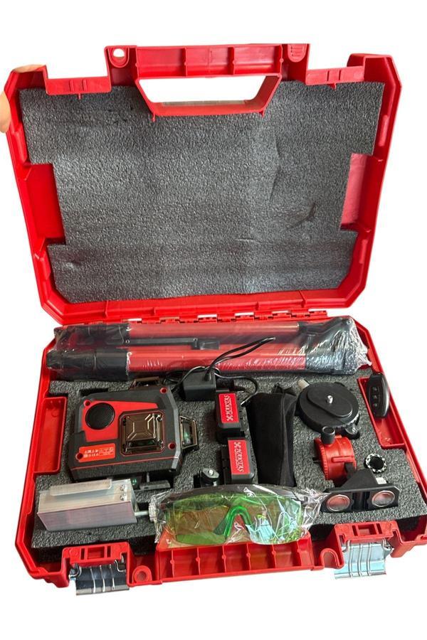 Haktaş Lazer Terazi+ Lazer Metre+ Trikodan Ayak 3Lü Set - Image 1