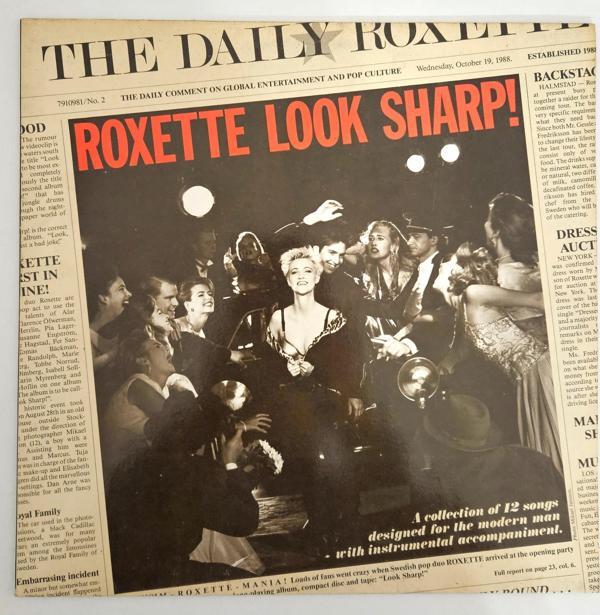 Uraz Plak Roxette - Look Sharp (1988 Almanya Dönem Baskı, Orijinal iç Zarf) - Image 1