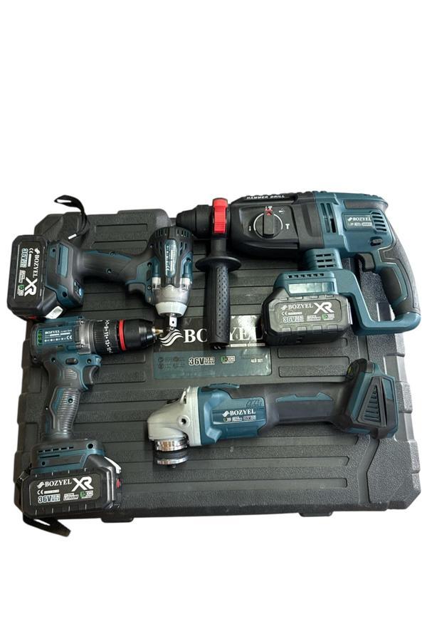 Bozyel Profesyonel 4 Lü Matkap Set - Image 1