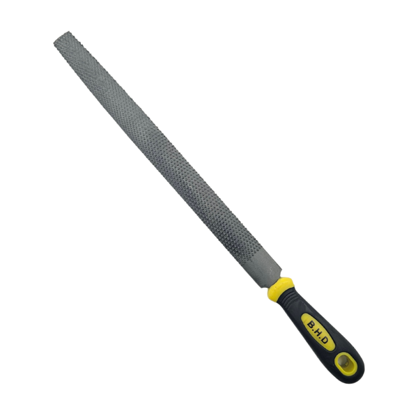 Fixonic B.H.D BHD00422 12mm Plastik Saplı Balık Sırtı Metal Eğe (Ağaç Törpüsü) - Image 1