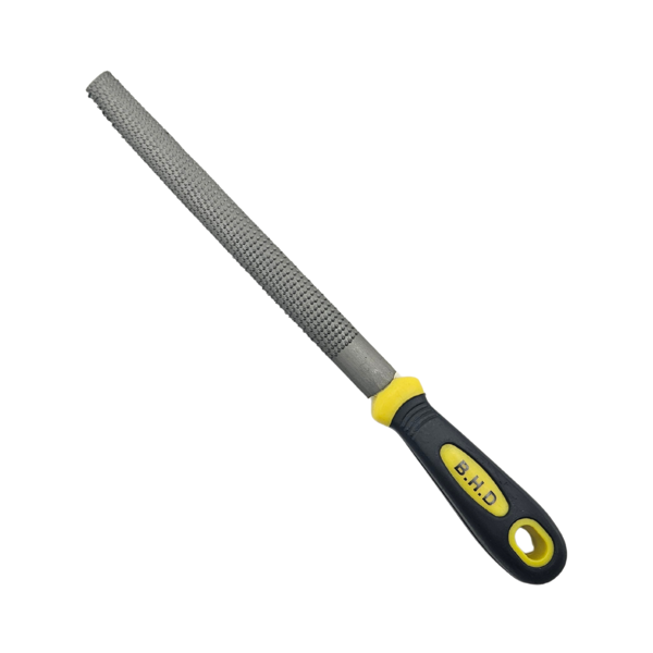 Fixonic B.H.D BHD00420 8mm Plastik Saplı Balık Sırtı Metal Eğe (Ağaç Törpüsü) - Image 1
